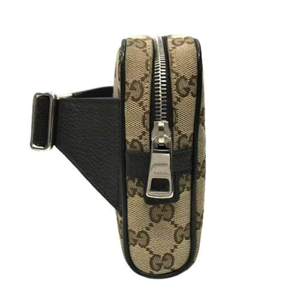 Gucci GG Body Bum Crossbody Belt Bag Waist Crossbody Leather Brown - Picture 4 of 10